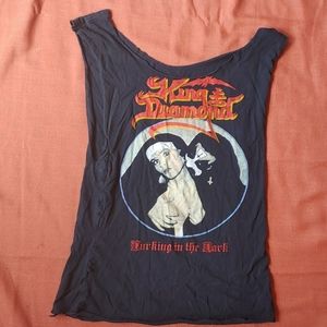 King diamond heavy metal band tank top